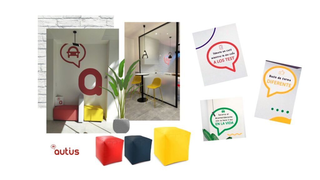 Colores corporativos en Autius